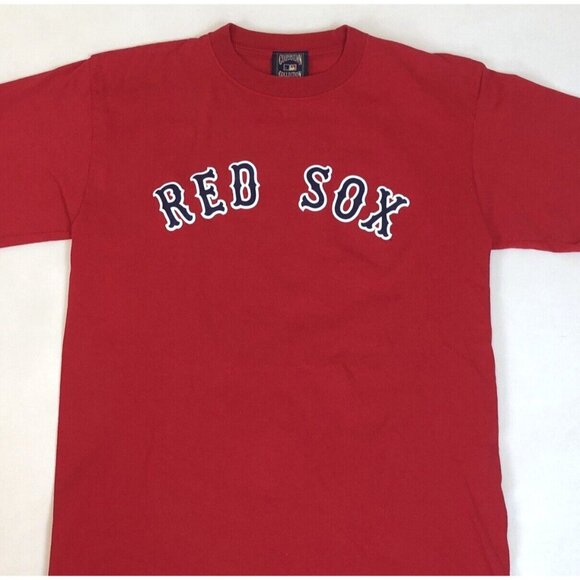 Carlton Fisk Boston Red Sox 27 Cooperstown Collection Red T Shirt Size Large MLB - Picture 3 of 8